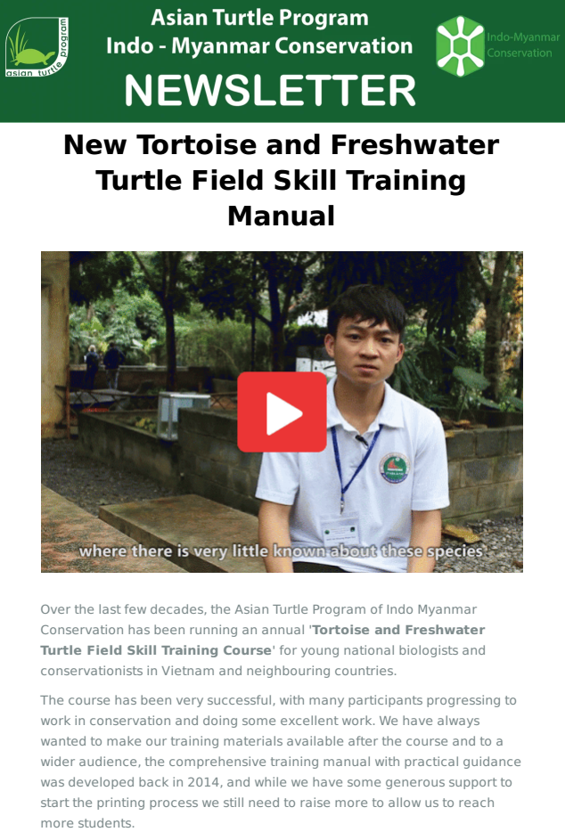 newsletter new student training manual